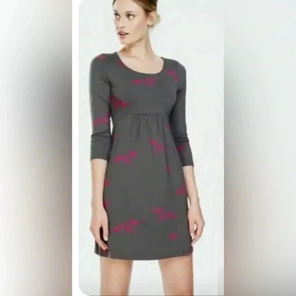 Boden Dresses & Skirts - Boden  Bird Print Tunic Dress Size 12